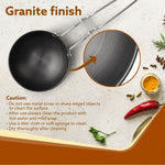 Elite Hard Anodised Tadka Pan, 11 cm Diameter,  Riveted handle, 3 mm Thick Plate, Gas Oven Compatible