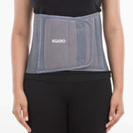 Abdominal Belt, ideal for Slimming Waist, Lower Back Pain Relief, after delivery for Tummy Reduction, Breathable Belt For Men And Women, Medium, Grey