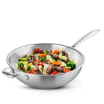 Stainless Steel Regency Triply Wok 26CM, 3.0L