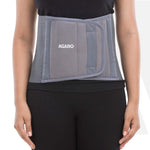 Abdominal Belt, ideal for Slimming Waist, Lower Back Pain Relief, after delivery for Tummy Reduction, Breathable Belt For Men And Women, Small, Grey