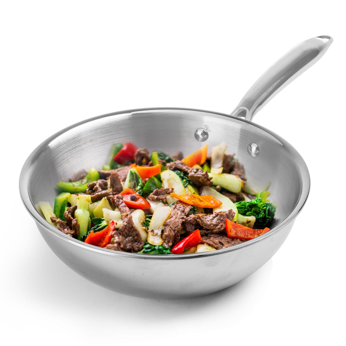 Stainless Steel Regency Triply Wok 20CM, 1.5L