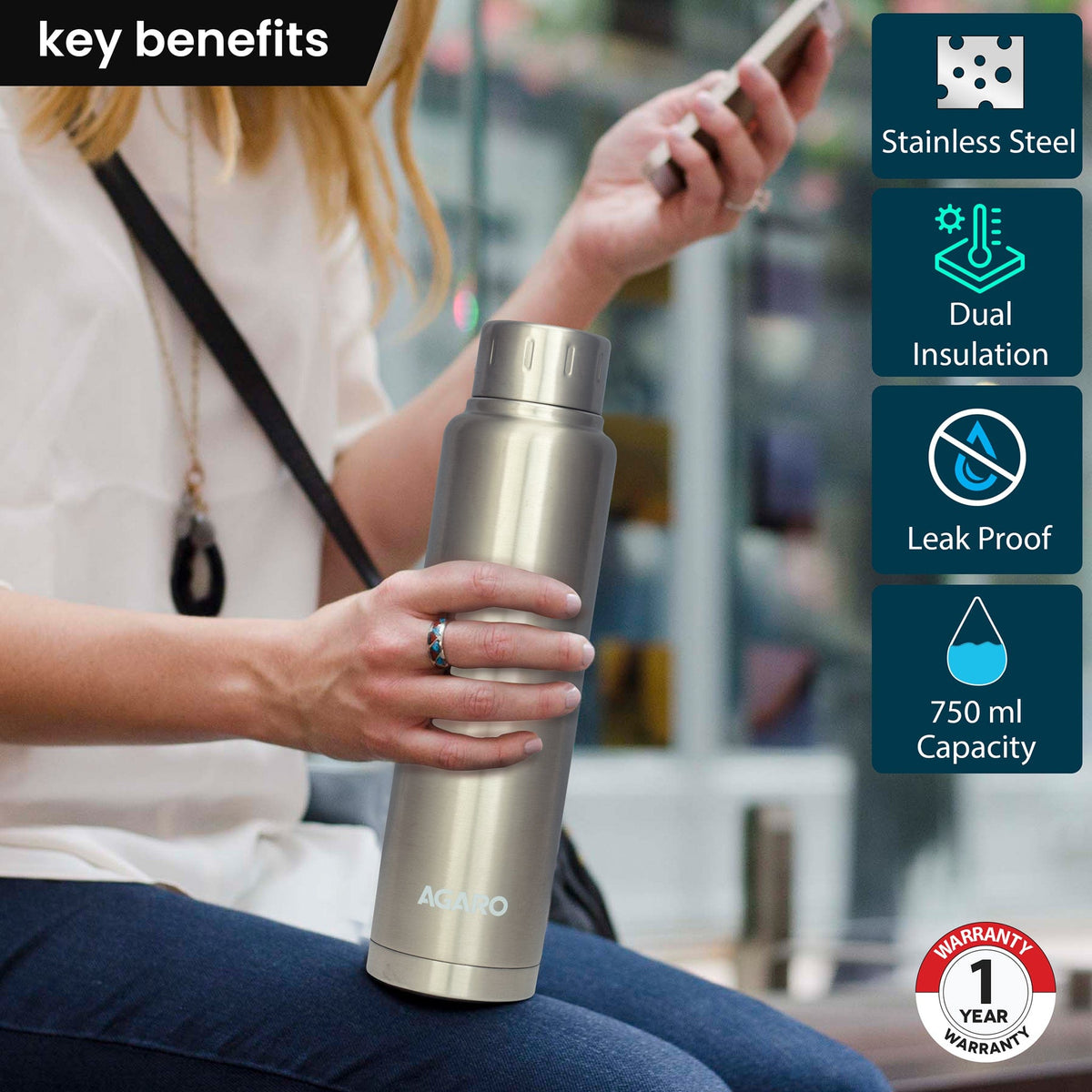 Regal Vacuum Flask 750ml
