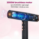 Royal Hair Dryer - 2000 Watts - Black