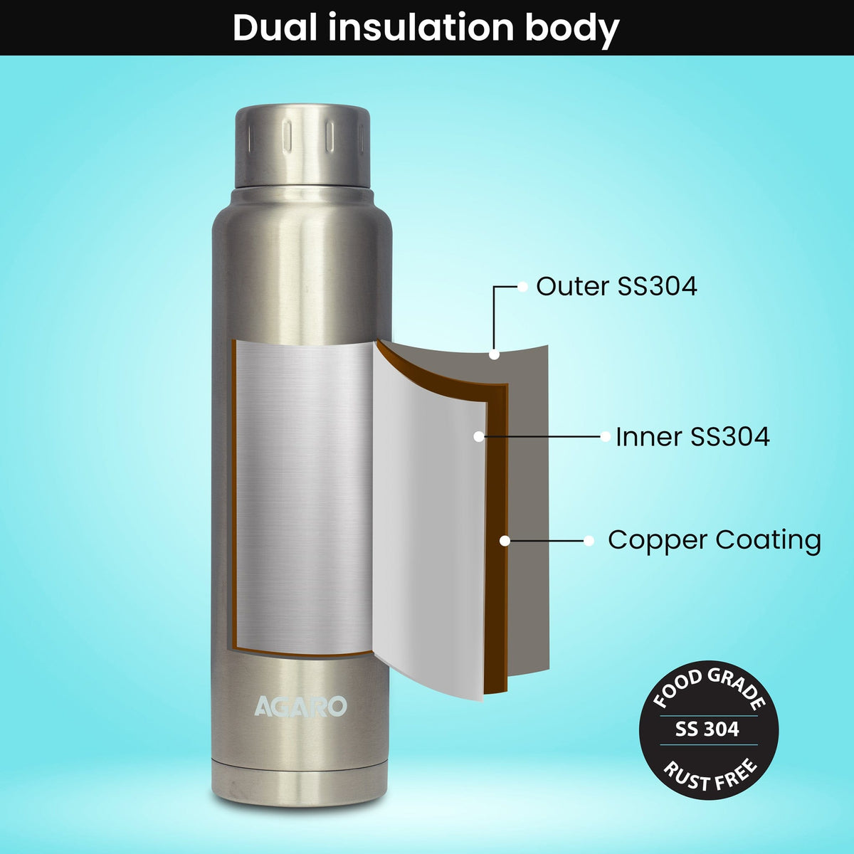 Regal Vacuum Flask 750ml