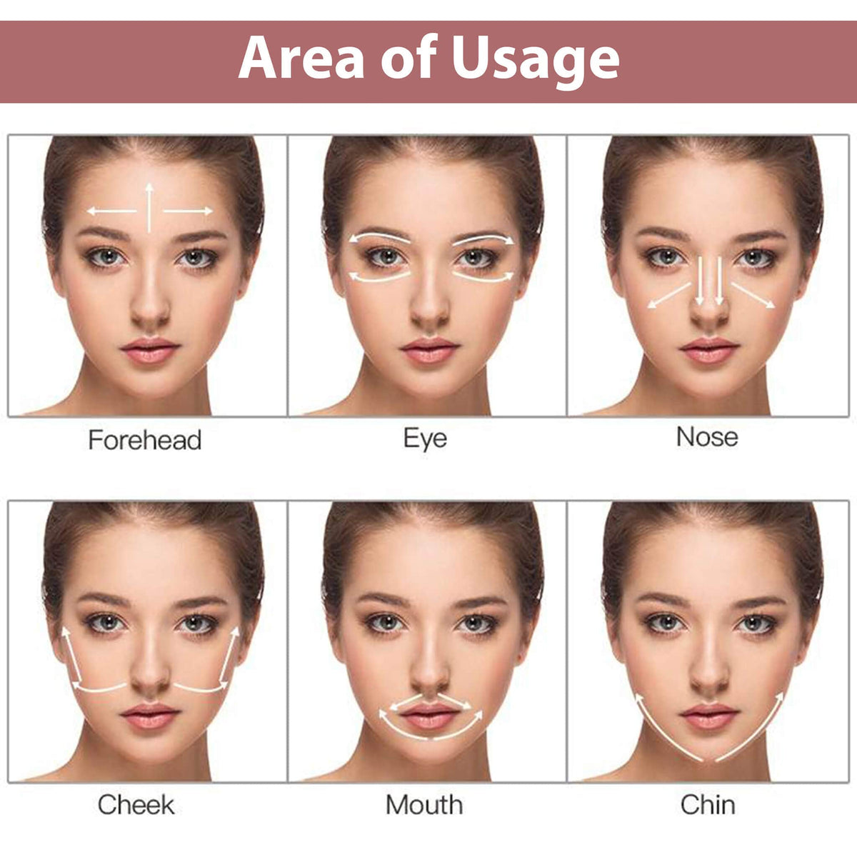3-In-1 Electric Rose Quartz Face Roller, Facial Roller Kit for Face, Eye, Neck, Anti-Aging Facial Massager for Anti-Wrinkles, Skin Firming and Lifting, (Rose Gold)