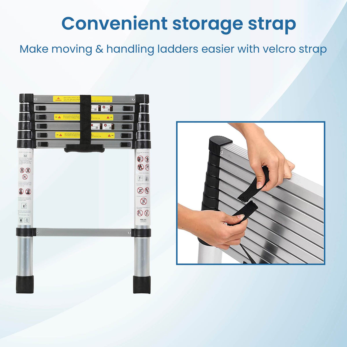 Telescopic Ladder 6.5 ft/7 Steps LD2014