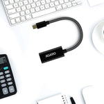 4K@30Hz Mini DisplayPort (Mini DP) to HDMI Female Thunderbolt 2.0 Adapter Suitable for Apple MacBook Pro MacBook Air Microsoft Surface Pro 4 Pro 3 Thinkpad Google Pixel Chromebook, Black
