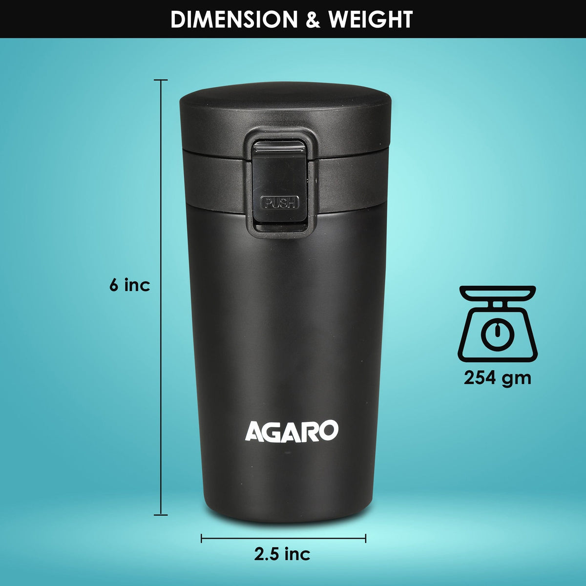 Elite Stainless Steel 300ML Travel Mug , Dual | The Best Travel Mugs to Keep Drinks Hot or Cold
