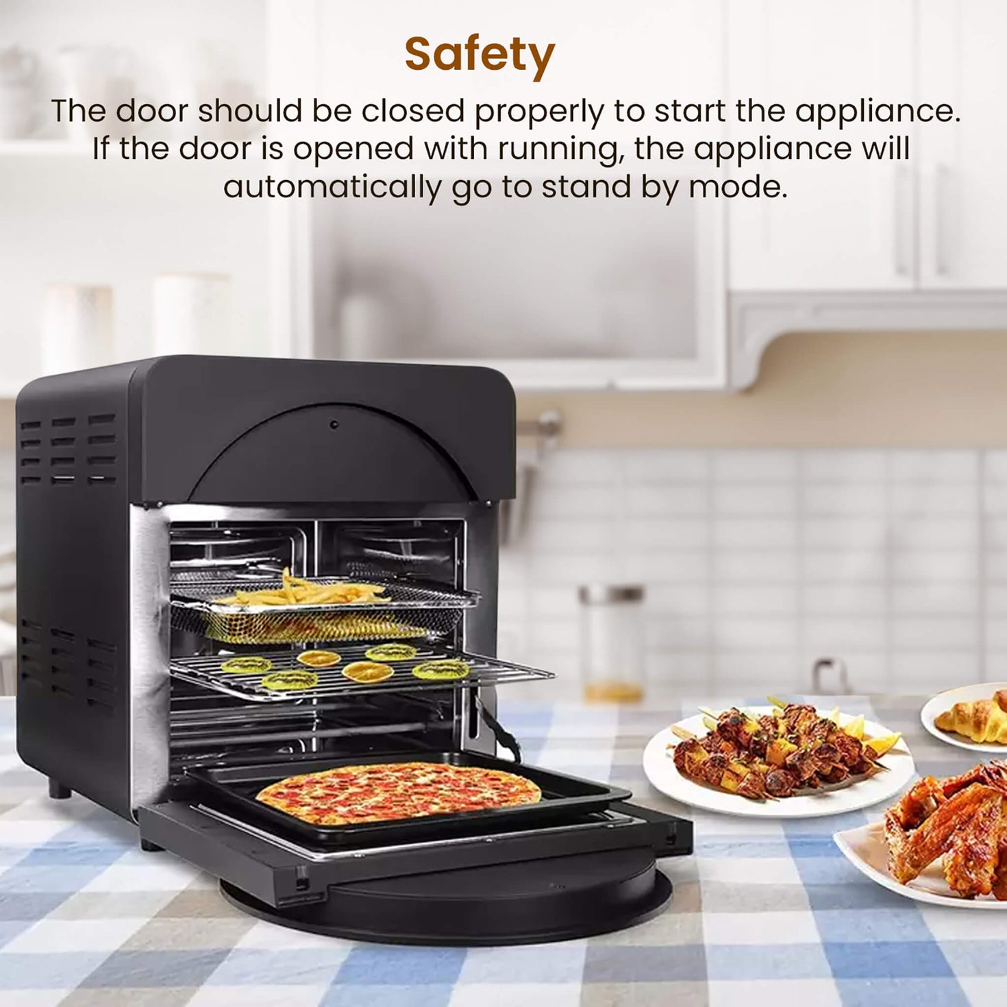 AGARO Elite Air Fryer 360° Heat Circulation Technology for Perfect