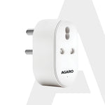 Regency 16A Wi-Fi Smart Plug with Energy Monitoring & App Control, Voice Control for Geyser, AC & Heavy Appliances, Timer & Scheduling, Compatible with Alexa & Google Assistant – White