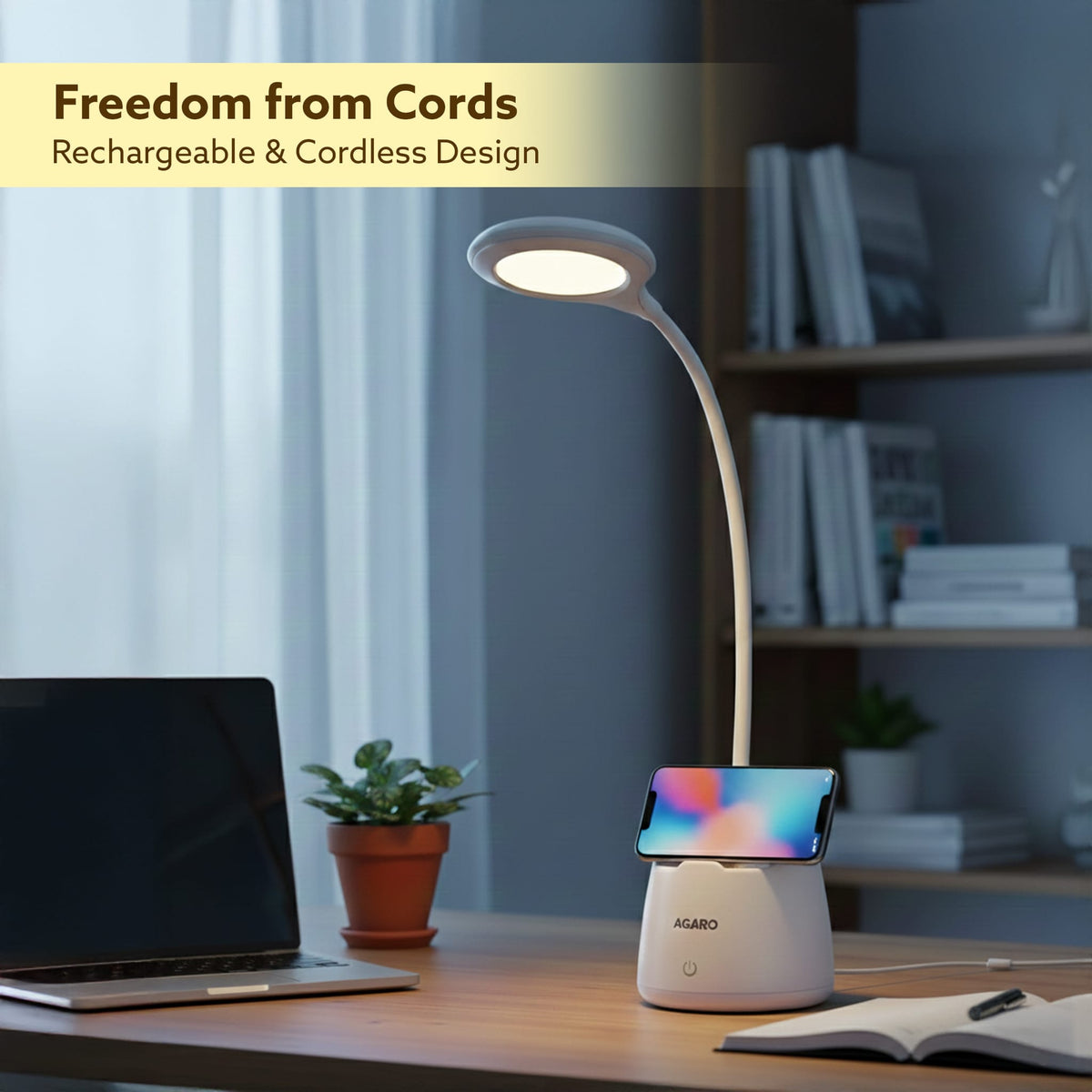 Regency 5W LED Desk Lamp rechargable with Touch Control