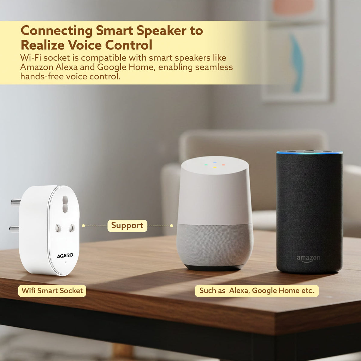 Regency 16A Wi-Fi Smart Plug with Energy Monitoring & App Control, Voice Control for Geyser, AC & Heavy Appliances, Timer & Scheduling, Compatible with Alexa & Google Assistant – White