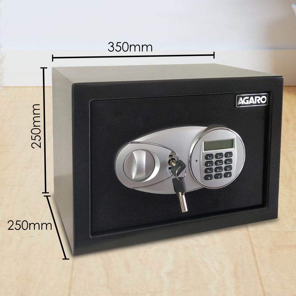 SALVO AG16 Security Safe, 1 Cubic Feet, 16 Litres Capacity