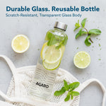 Elite Borosilicate Glass Bottles, Pack of 3