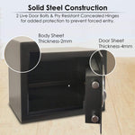 SALVO AG16 Security Safe, 1 Cubic Feet, 16 Litres Capacity