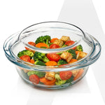 Elite Glass Casserole With Lid - 1500ml