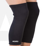 Tubular Stretchable Knee Cap,  Breathable Fabric, Uniform Compression, Relieves Muscle Pain, Joint Pain, Injury Recovery, For Workout, Running, For Men And Women, XL, Black, Pack of 2