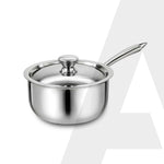 Regency 16 cm Triply Stainless Steel Saucepan with Lid, 1.5L capacity