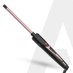 Round Chopstick Curler, With 10 MM Barrel, Rod, Tong, Chopstick Round Hair Curler, Ceramic Coated Plates, Cool Touch Tip, Fast Heating, For Men Women, Maggie Curl, Styling (HC7017, Rose Gold & Black)