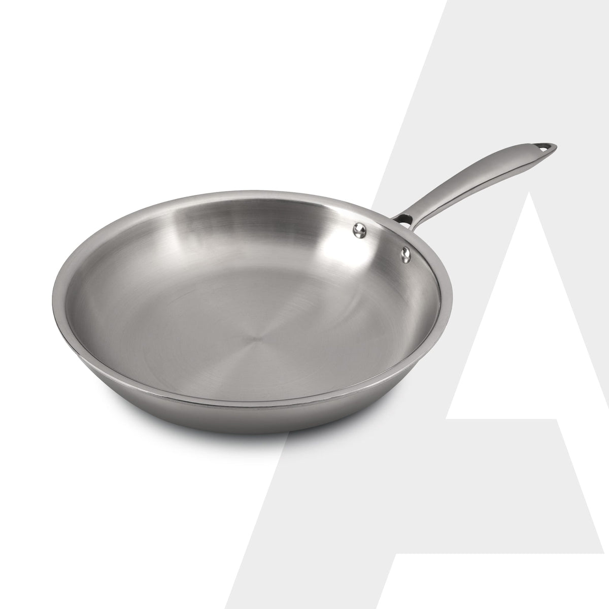 Regency 26 cm Triply Stainless Steel Fry Pan with Lid (2.3L)