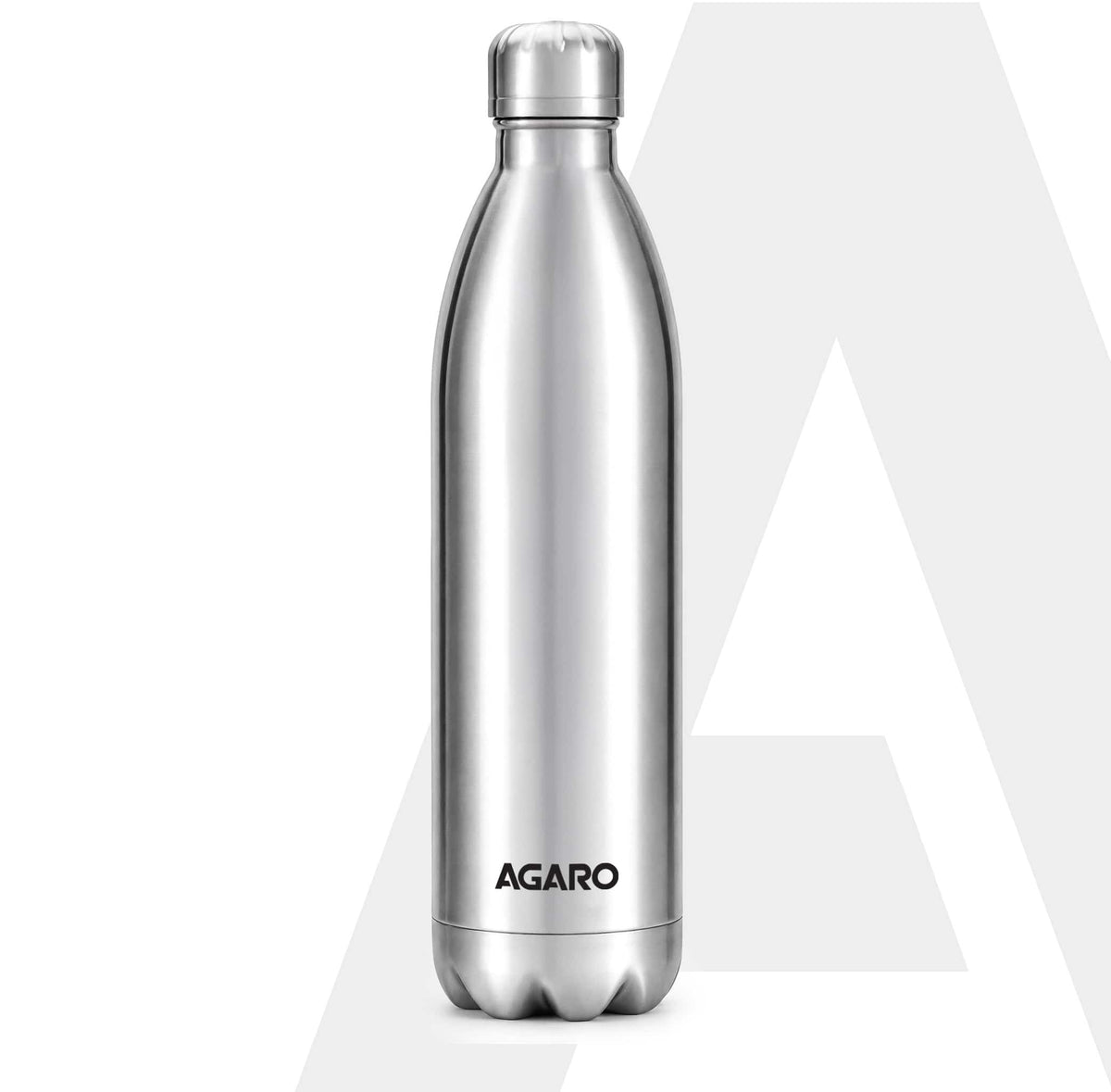 Royal Stainless Steel Flask, 1000ml, Up to 24 Hrs Hot & Cold, ISI Certified, Triple Wall Vacuum Insulated, Leak-Proof, BPA & Rust Free, 1 Year Warranty, for Travel, Office & Outdoor Use