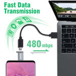 Micro USB to Type-C OTG Adapter - (Metallic Grey)