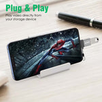 Micro USB to USB A Female OTG Adapter- (Metallic Grey)