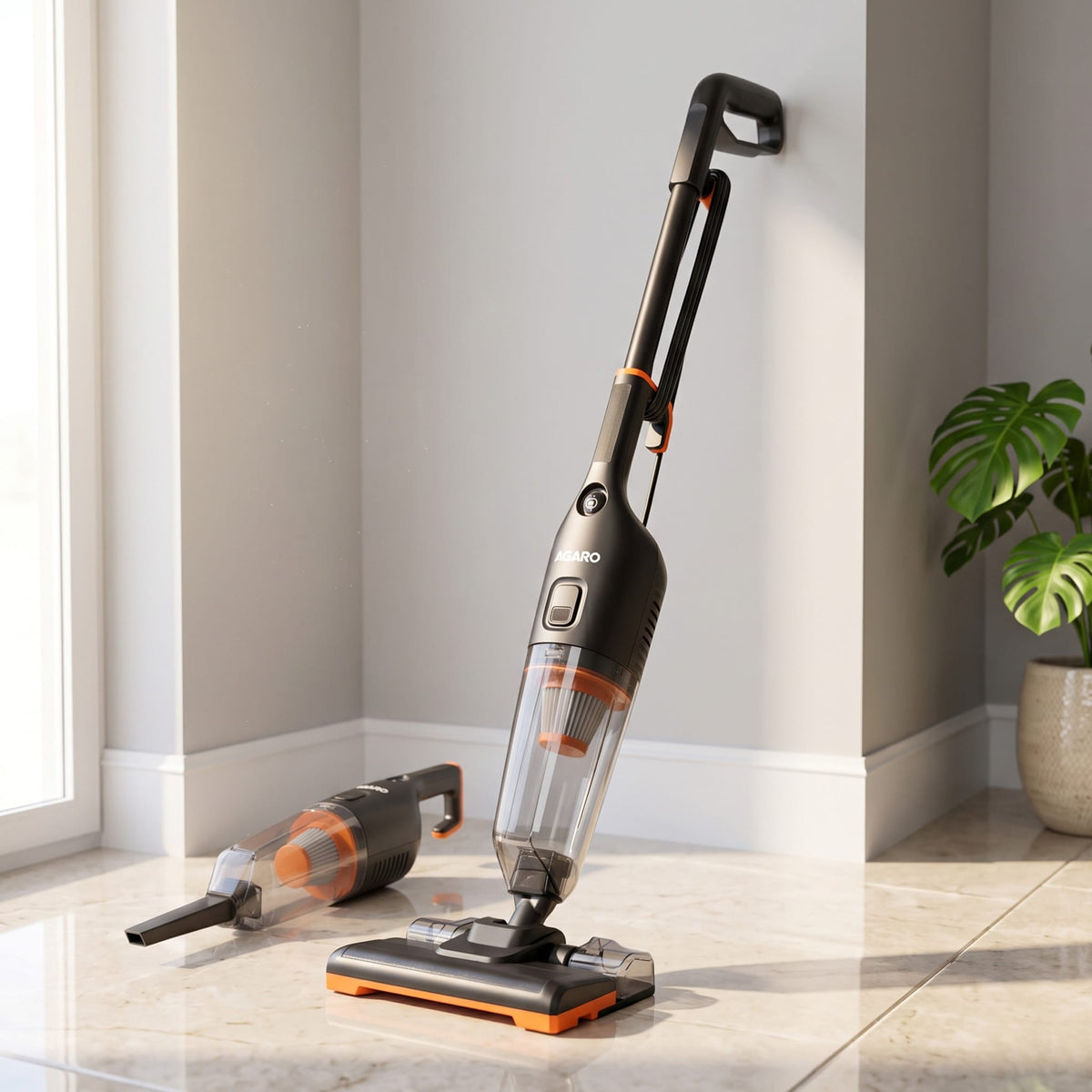 Aspira Stick Vacuum Cleaner for Home, 3-in-1 Vacuum & Mop, 600W Motor, 18kPa Suction