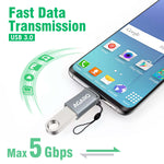 Micro USB to USB A Female OTG Adapter- (Metallic Grey)