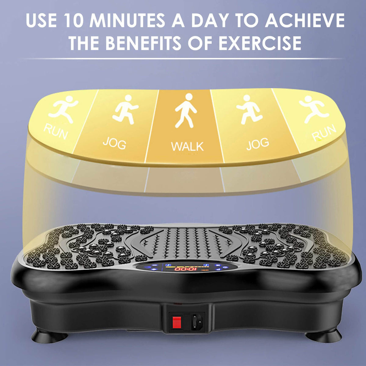 Display screen of Agaro crazyfit vibration plate massager