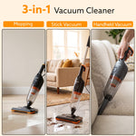 Aspira Stick Vacuum Cleaner for Home, 3-in-1 Vacuum & Mop, 600W Motor, 18kPa Suction