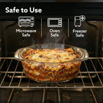 Elite Glass Casserole With Lid - 2000ml