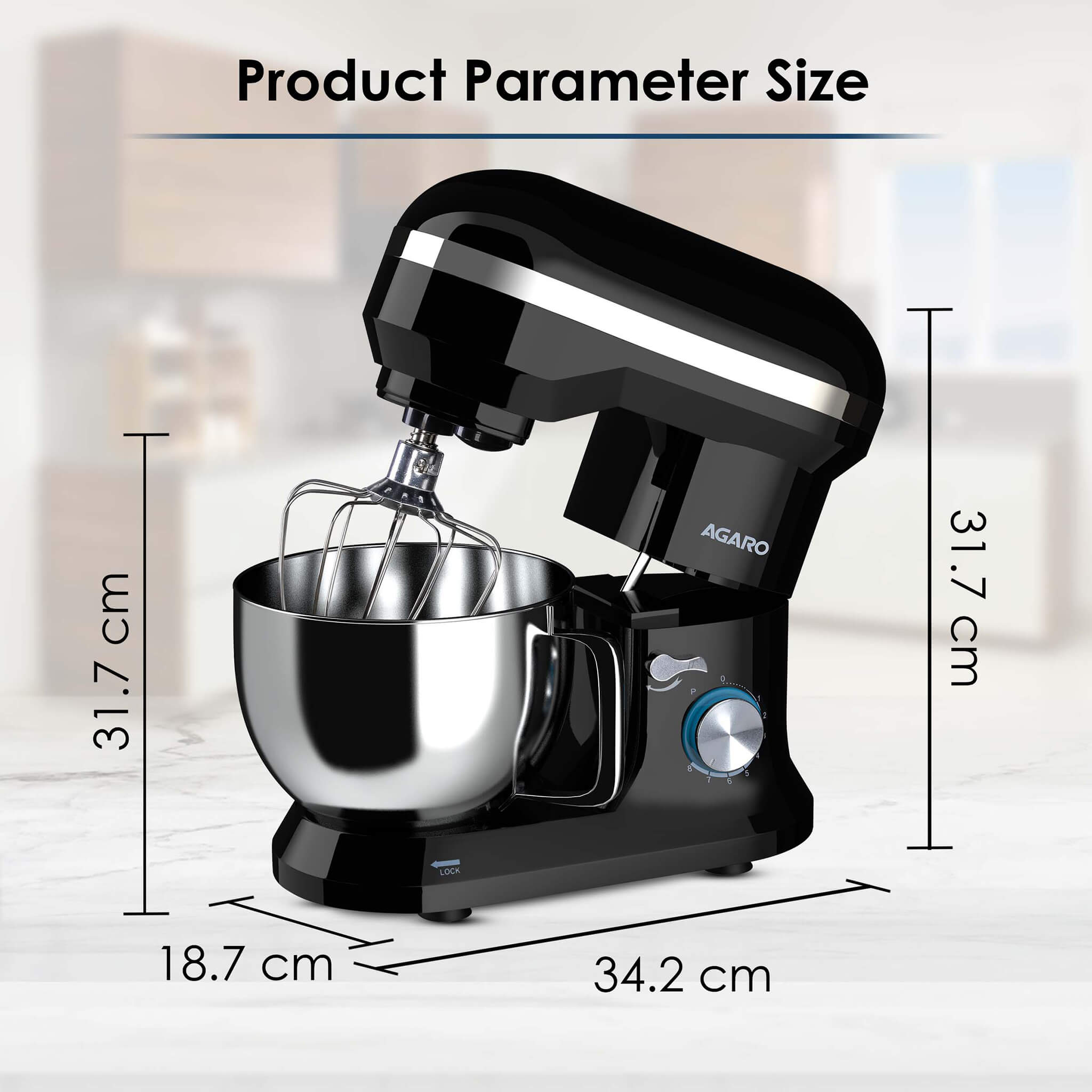 Showvigor Stand Mixer?7-Speed Food Mixer with Stainless Steel India | Ubuy