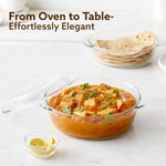 Elite Glass Casserole With Lid - 1000ml