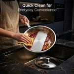 Regency 26 cm Triply Stainless Steel Fry Pan with Lid (2.3L)