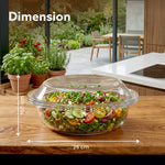 Elite Glass Casserole With Lid - 2000ml