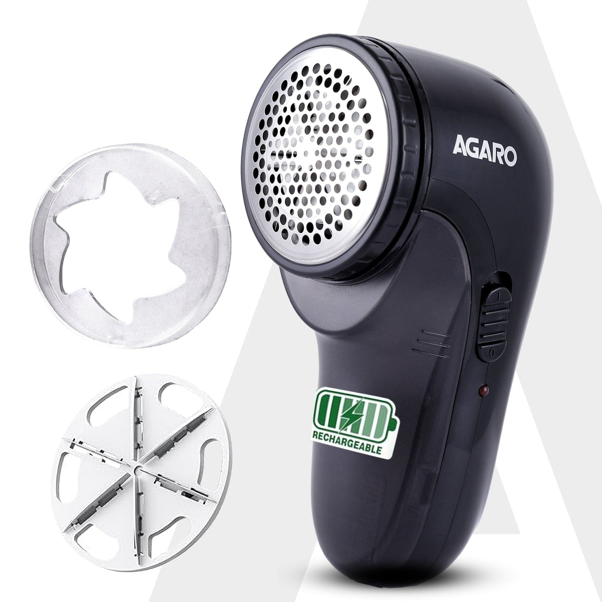 2417 Lint Remover, Electric Fabric Shaver, Rechargeable, Stainless Steel Blades
