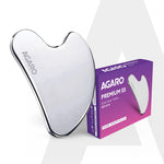 Premium Stainless Steel Gua Sha Tool – Facial Massager for Face, Neck & Eyes, Tightens Skin, Reduces Wrinkles & Relaxes Muscles, improve circulation, reduce puffiness, enhance skin elasticity