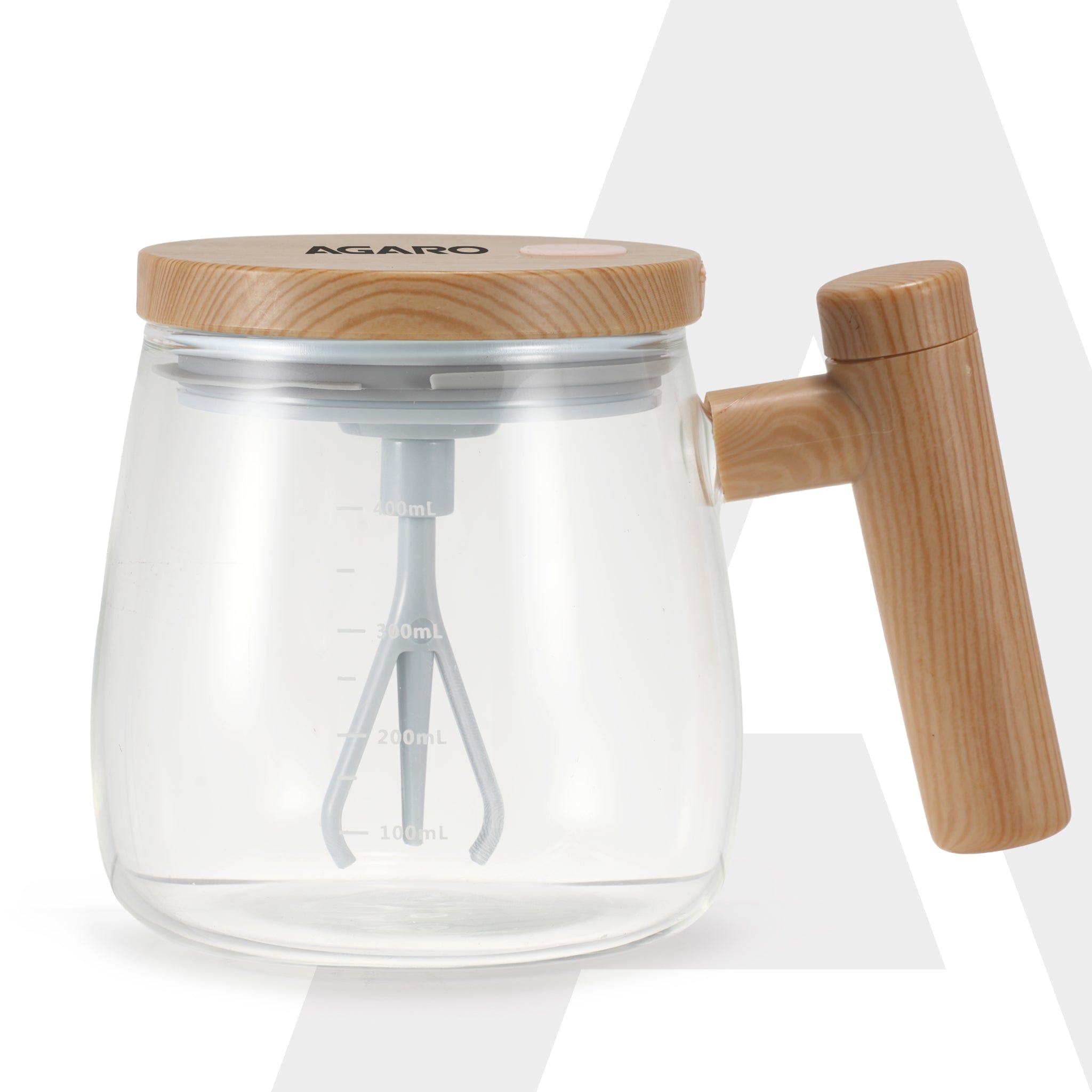 Self-Stirring Coffee Mug 400ml – Electric Automatic Mixing Cup with Lid, Borosilicate, Rechargeable Operated Blender for Coffee-Milk-Protein Shakes, Portable Mug for Home, Office & Travel