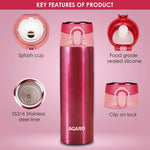 Galaxy Stainless Steel Vacuum Flask 500ML , Du