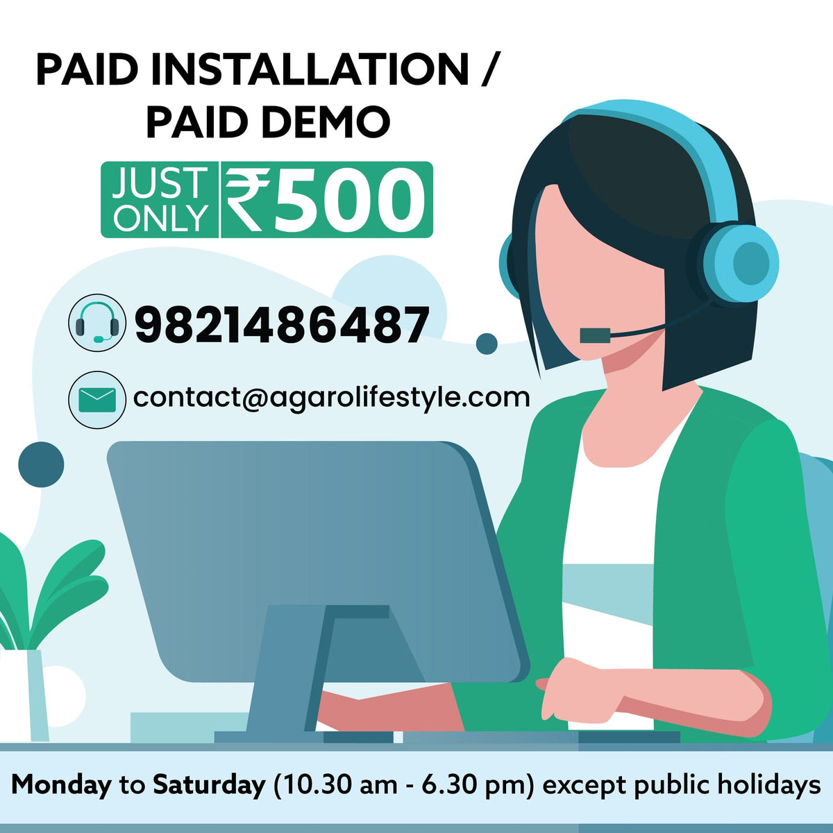 Installation Charge (INR 500)