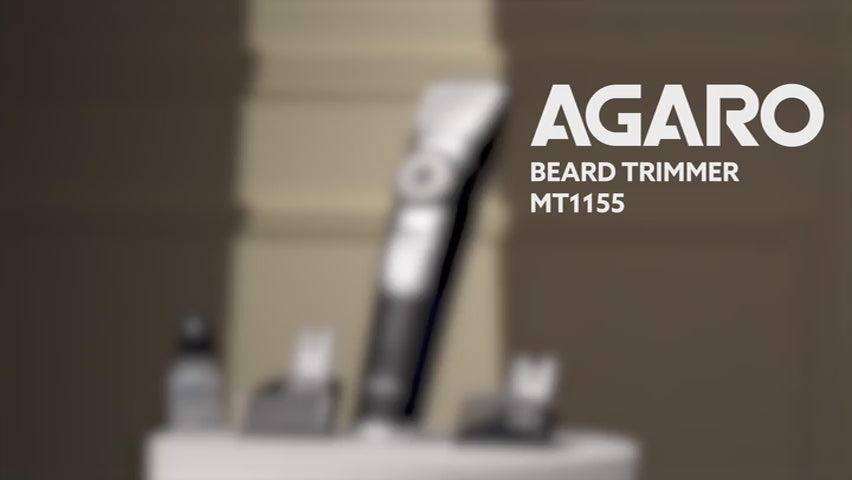 Beard Trimmer MT1155, Adjustable Beard Trimmer for Men with Precision Dial, USB Rechargeable, 20 Length Settings Mustache Trimmer for Mens Gifts