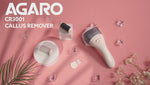 CR3001 Callus Remover with 3 Interchangeable Head Rollers, Rechargeable for Foot Care, Callus & Dead Skin Removal