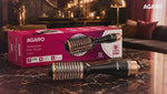 HV2179 Hot Air Brush for Hair, Blow Dryer Brush, Volumizer & Styler, 360° Airflow Vent, Oval Barrel for Hair Volume, Charcoal Bristles, Ceramic Coating Brushing Head, 1200W